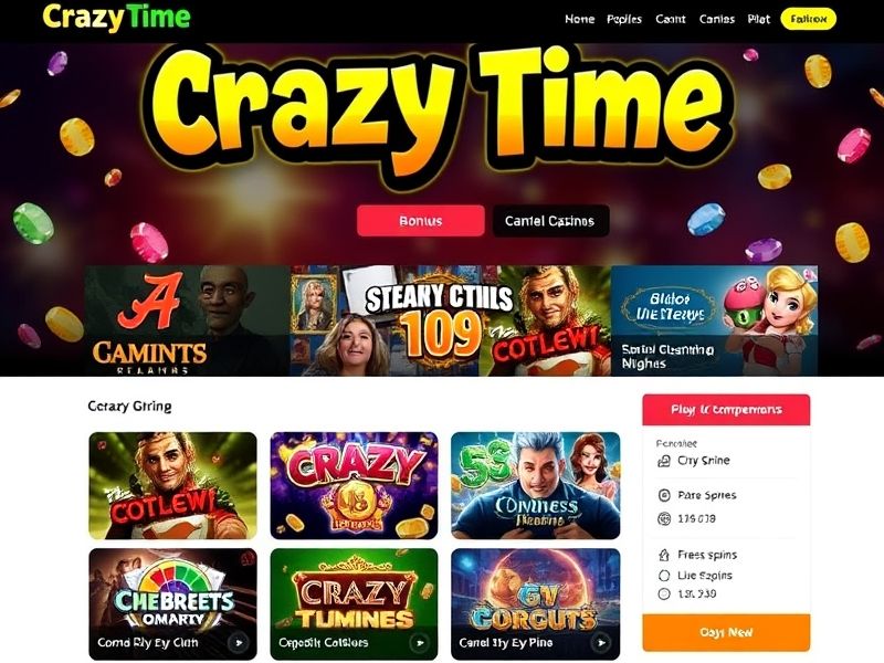 Discover the best platforms to play Crazy Time online. Learn how to enjoy real money Crazy Time, strategy tips, and find top live casinos with bonuses and expert reviews.
