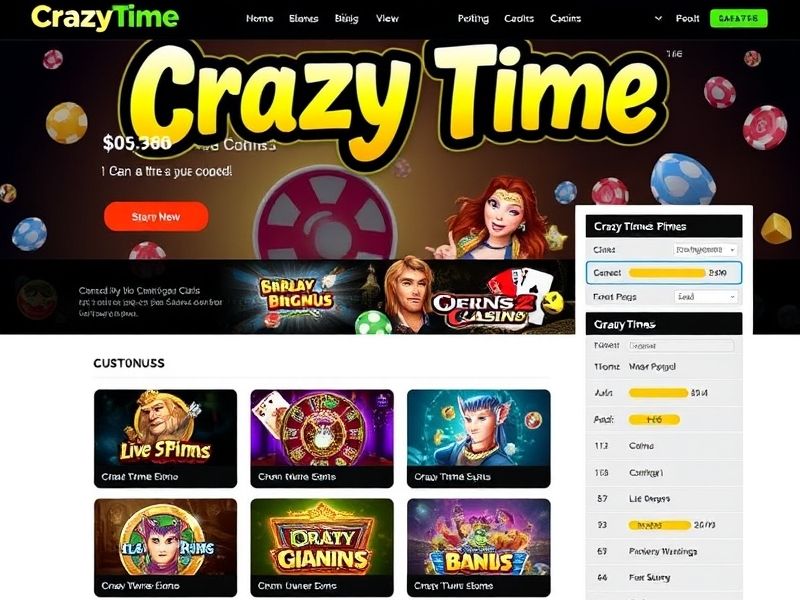 Discover the best platforms to play Crazy Time online. Learn how to enjoy real money Crazy Time, strategy tips, and find top live casinos with bonuses and expert reviews.